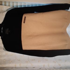 100% wool sweater blue/cream,casual athletic,Large